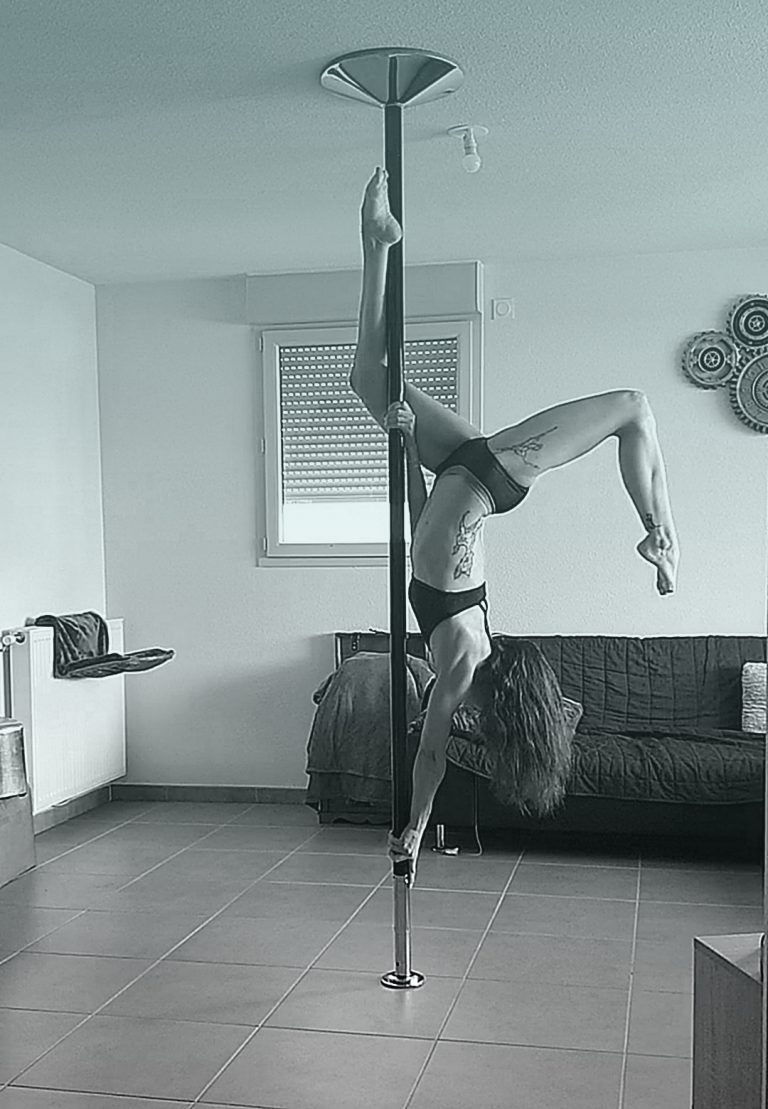 Butterfly pole dance